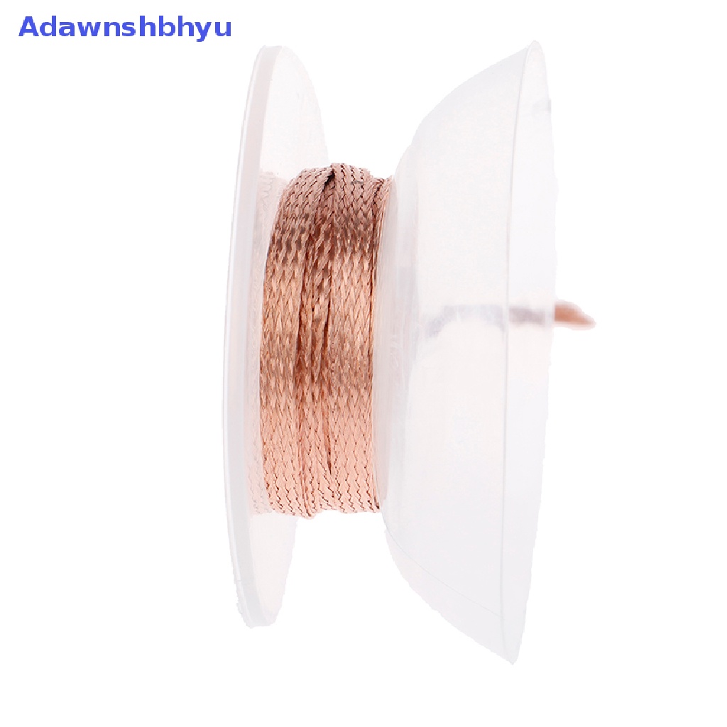 Adhyu 1Pc 2.0mm 2.5mm 3Meter Kawat Las Desoldering Kepang Solder Remover Wick Wires ID