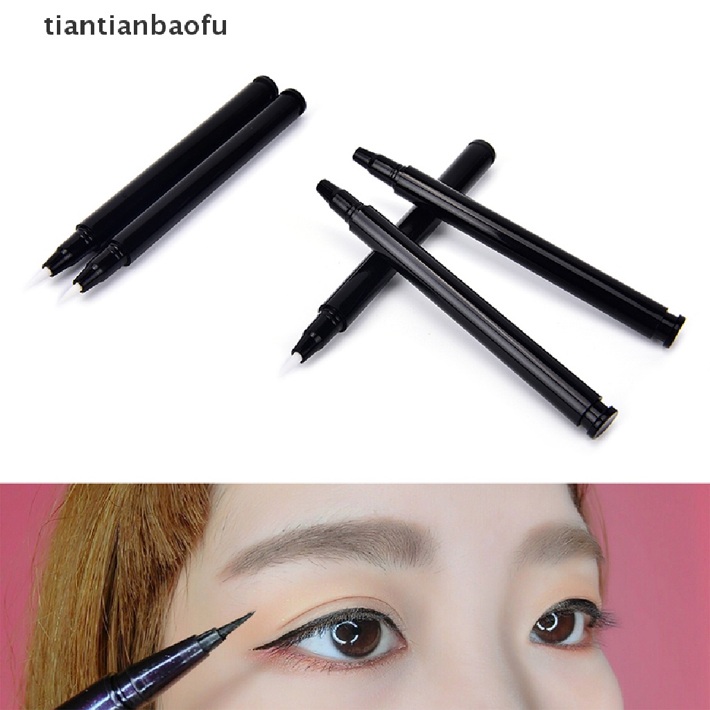 [tiantianbaofu] 1Pc 2ml New Empty eyeliner Pens Soft Brush High Grade Tubes Makeup DIY Handmade Eyeliner Tube  Eyelash Growth Liquid Bottle High-grade Makeup 2ml Eyeliner Eyeline