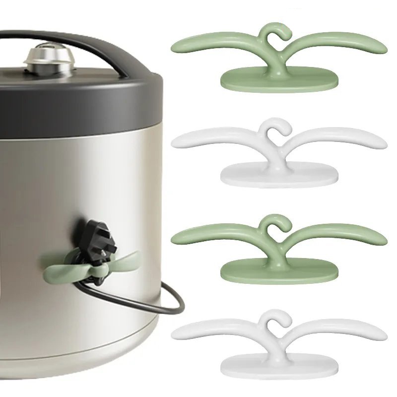 Abs Organizer Kabel Listrik Portabel Rumah Tahan Lama/Colokan Kawat Nyaman Plastik Berliku Rak Penyimpanan Kabel Data Klip Pengikat