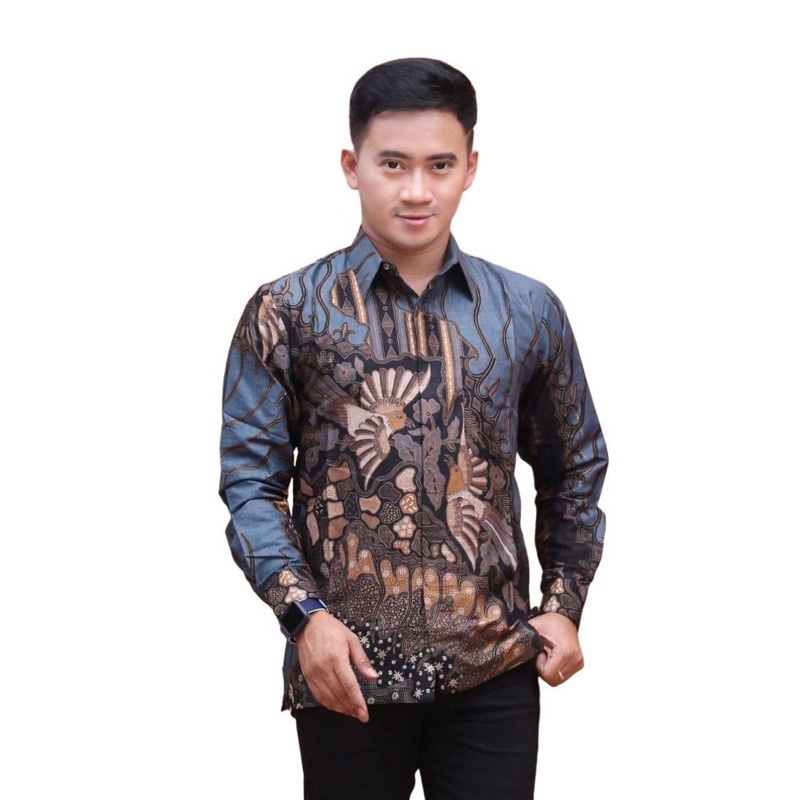 Kemeja Batik Couple Ayah Dan Anak Laki-laki Lengan Panjang / Batik Pria Modern Motif Terbaru butikdian