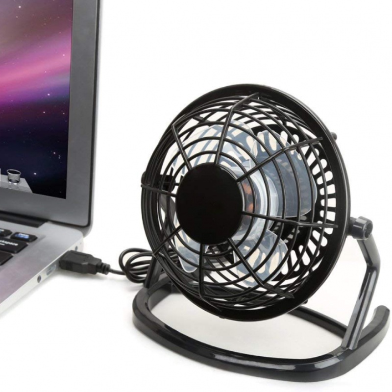 Rotate Mini USB Desk Fan Cooler Kipas Pendingin Pribadi