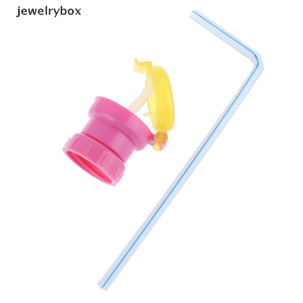 [jewelrybox] No Spill Choke Cute Tutup Adaptor Botol Air Dengan Sedotan Minum Tabung Untuk Butik Bayi