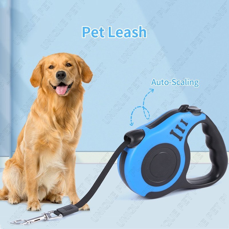 Tali Tuntun Kucing Retractable 3m Tali Pet Chain Dog Cat Training Leash Tali Harness Kucing Anjing Aksesoris Hewan Peliharaan