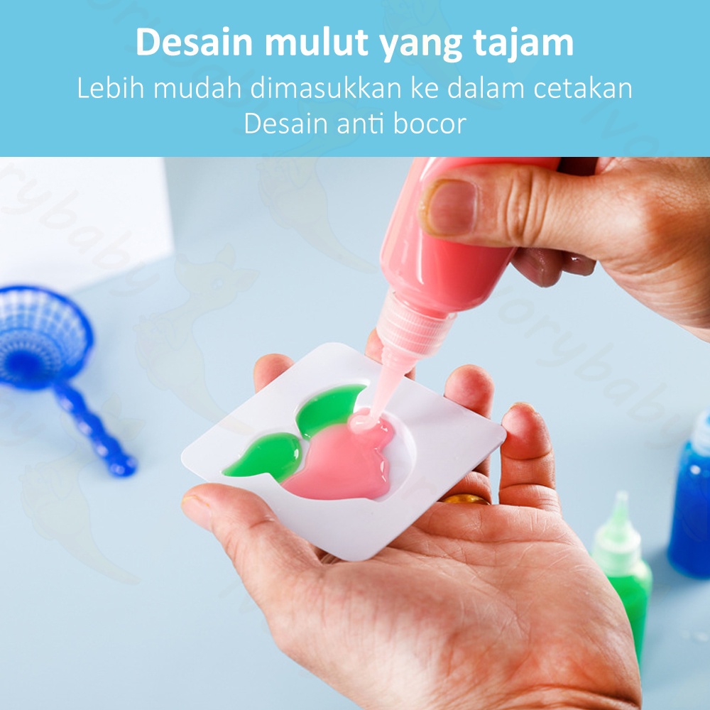 Ivorybaby Diy magical waterscape jelly mainan Kreatifitas anak edukasi water scape toys