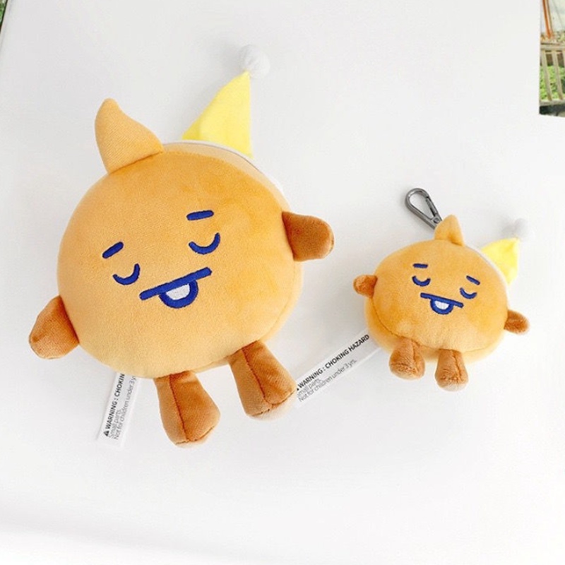 20cm/10cm BTS Piyama Boneka Mainan Boneka Plush Lucu Liontin RJ TATA COOKY CHIMMY KOYA SHOOKY MANG Kartun Untuk Gadis Anak Hadiah