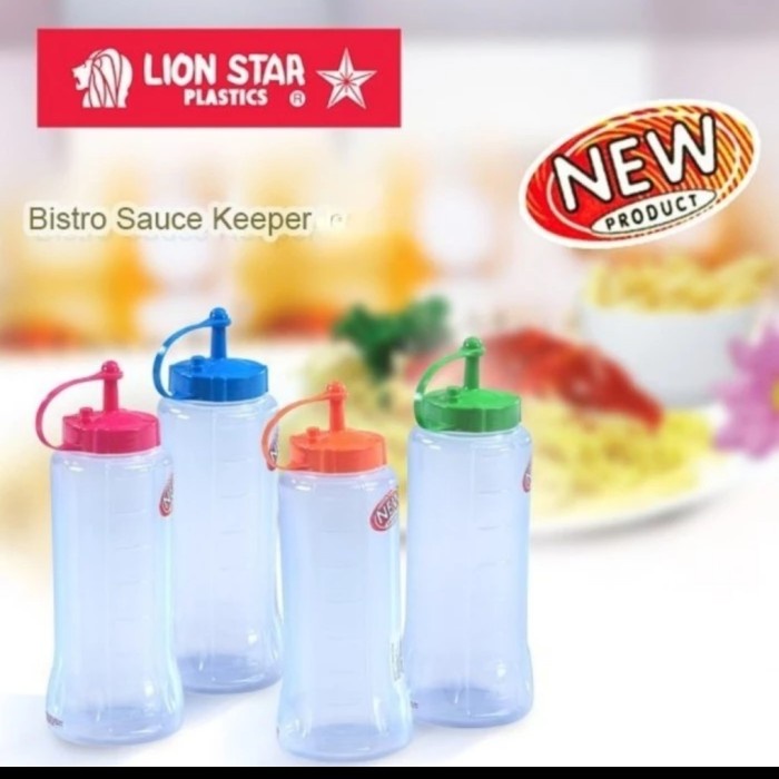 BOTOL SAOS LION STAR 1 LITER JUMBO BOTOL KECAP MINYAK SAUS 1000 ML