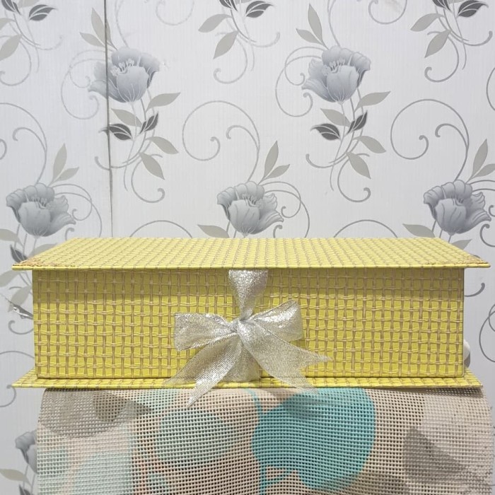 

⭐BISA COD⭐ Kotak Kado/Gift Box Exclusive Wallpaper Vinly Hijau Full Lapisan&Sudut