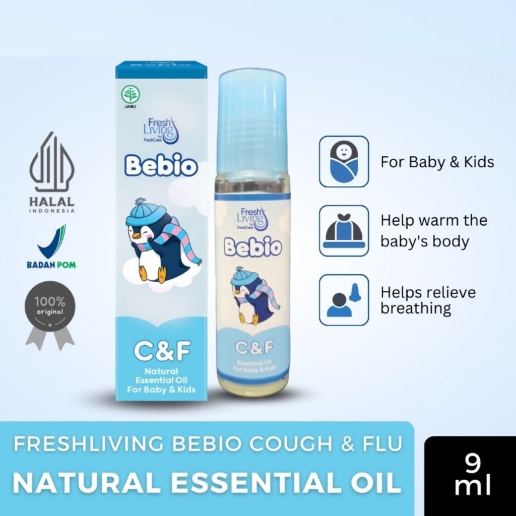 (RM) Freshliving BEBIO Essential Oil 9ml For Baby &amp; Kids - Minyak Aromatherapy Untuk Bayi (BPOM)