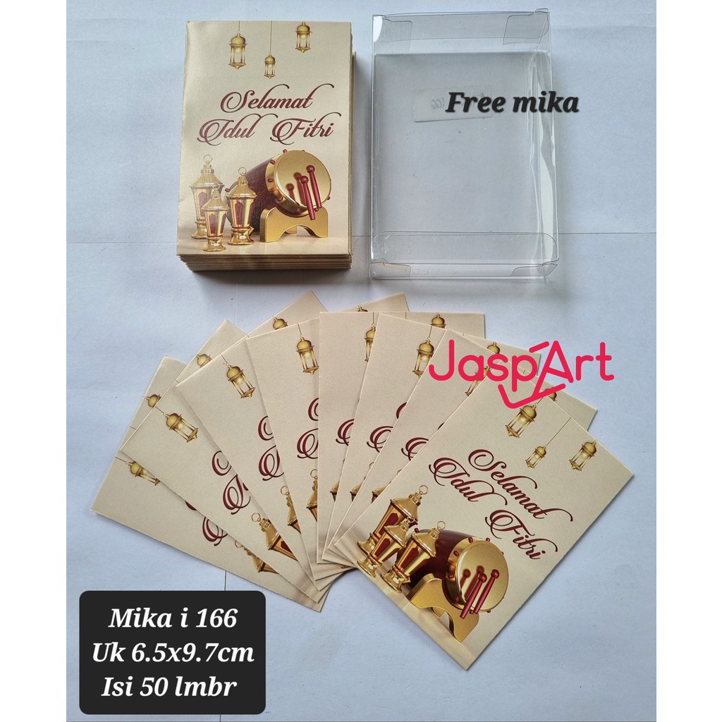 

AMPLOP / ANGPAO LEBARAN HARI RAYA IDUL FITRI MIKA ISI 50 LEMBAR MURAH MERIAH READY mika i166