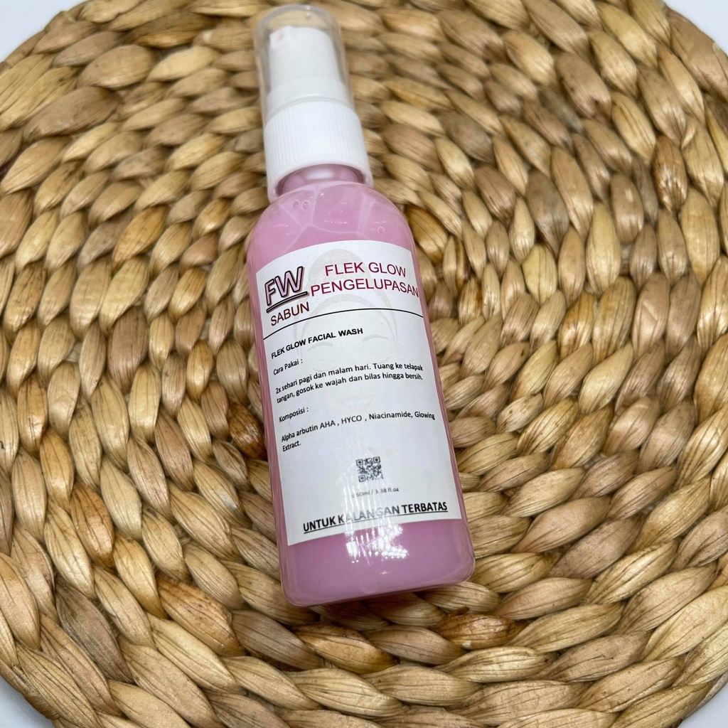 SABUN GLOW PENGELUPASAN / FACIAL WASH / SABUN GLOWING UNTUK KULIT SUSAH PUTIH AMAN TIDAK PEDIH DAN P