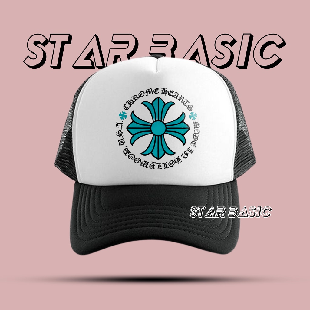 Topi Jaring CH MADE IN HOLLYWOOD - Topi Trucker - Topi jaring Pria - Topi Trucker pria - Topi Costum