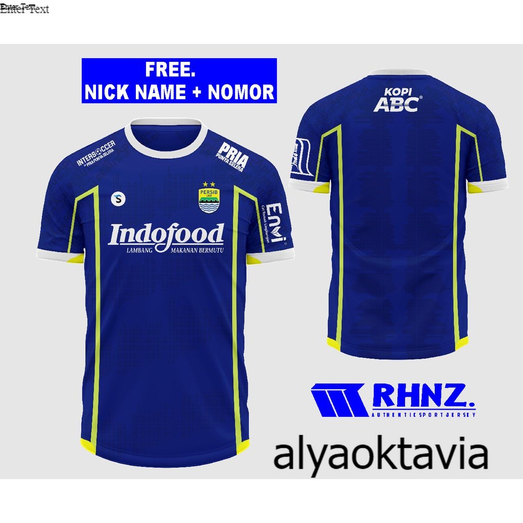 JERSEY PERSIB 2022-2023/HOME/AWAY/3RD/TRAINING/PERSIB PRINTING/CUSTOME NAME/GRADE ORI PERSIB/SUPPORT