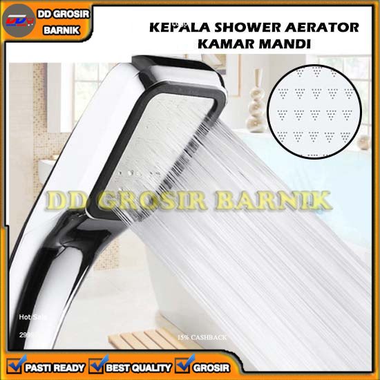 [DGB] KEPALA SHOWER 300 LUBANG AIR PANCURAN KAMAR MANDI AERATOR FILTER SELANG KENCANG TURBO