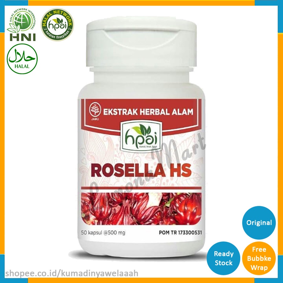 

ROSELLA HS HNI HPAI - Herbal Hipertensi Obesitas Kolestrol HK0-Lemonamart