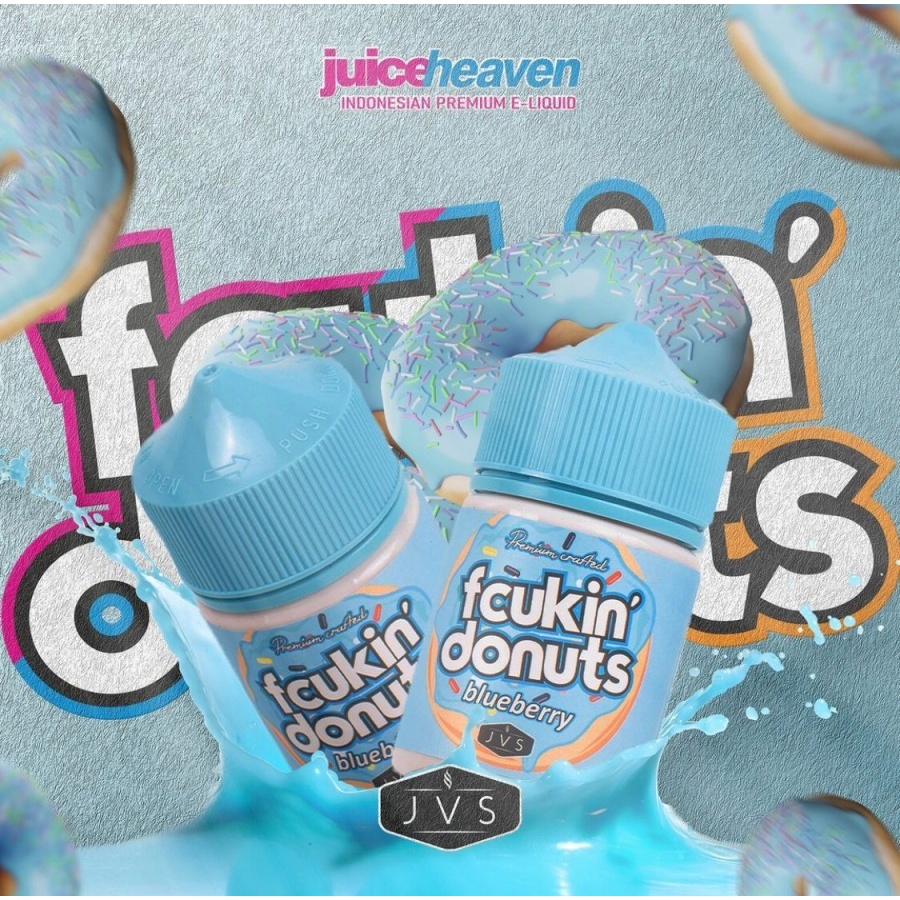 FCUKIN DONUTS SERIES FREEBASE 60ML BY JVS LABS X JUICE HEAVEN ORIGINAL