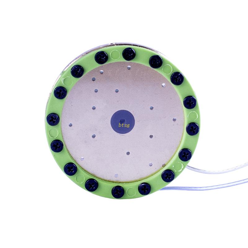 Btsg 34mm Diafragma Besar Kondensor Mic Kapsul Cartridge Core Mikrofon Kapsul Dua Sisi Berlapis Emas