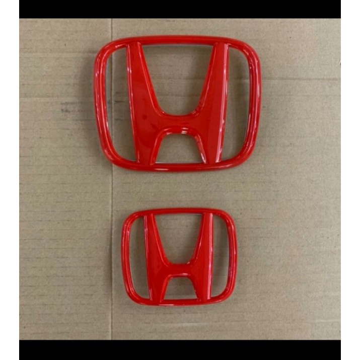 paket emblem Honda merah Mobilio depan belakang Variasi mobil