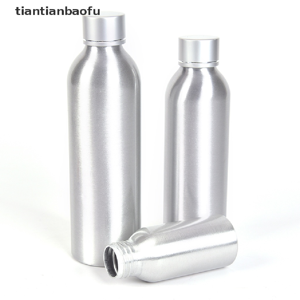 [tiantianbaofu] 50 /100 /120/150/250ml Aluminium Lotion Bottle Metal Botol Kosong Wadah Alat Butik