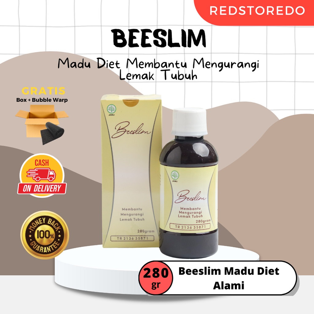BEESLIM madu diet bee slim obat langsing herbal pelangsing detoks