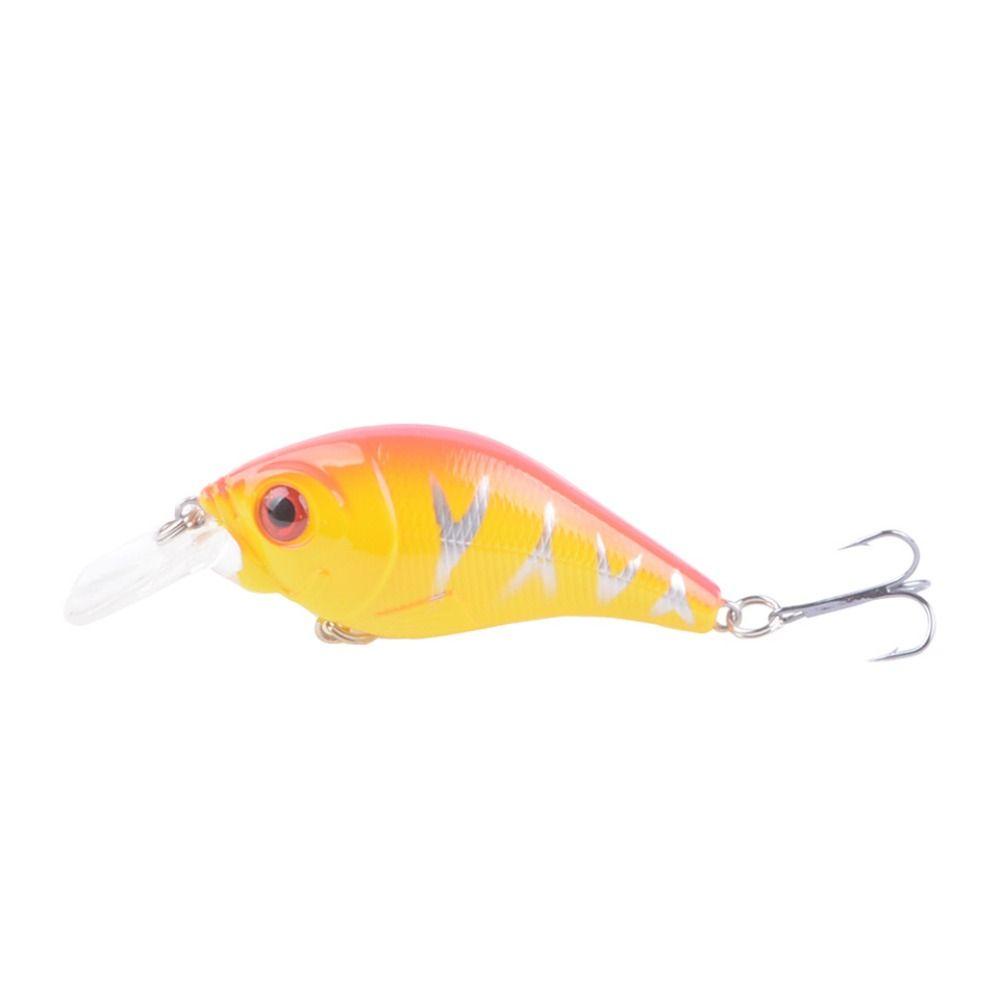 Lanfy Umpan Keras Merek Manusia Hidup Simulasi Keras Ikan Memikat Umpan Palsu Crankbait Bergaris Umpan Perlengkapan Memancing Ikan Wobbler Buatan Umpan Ikan Gemuk Kecil
