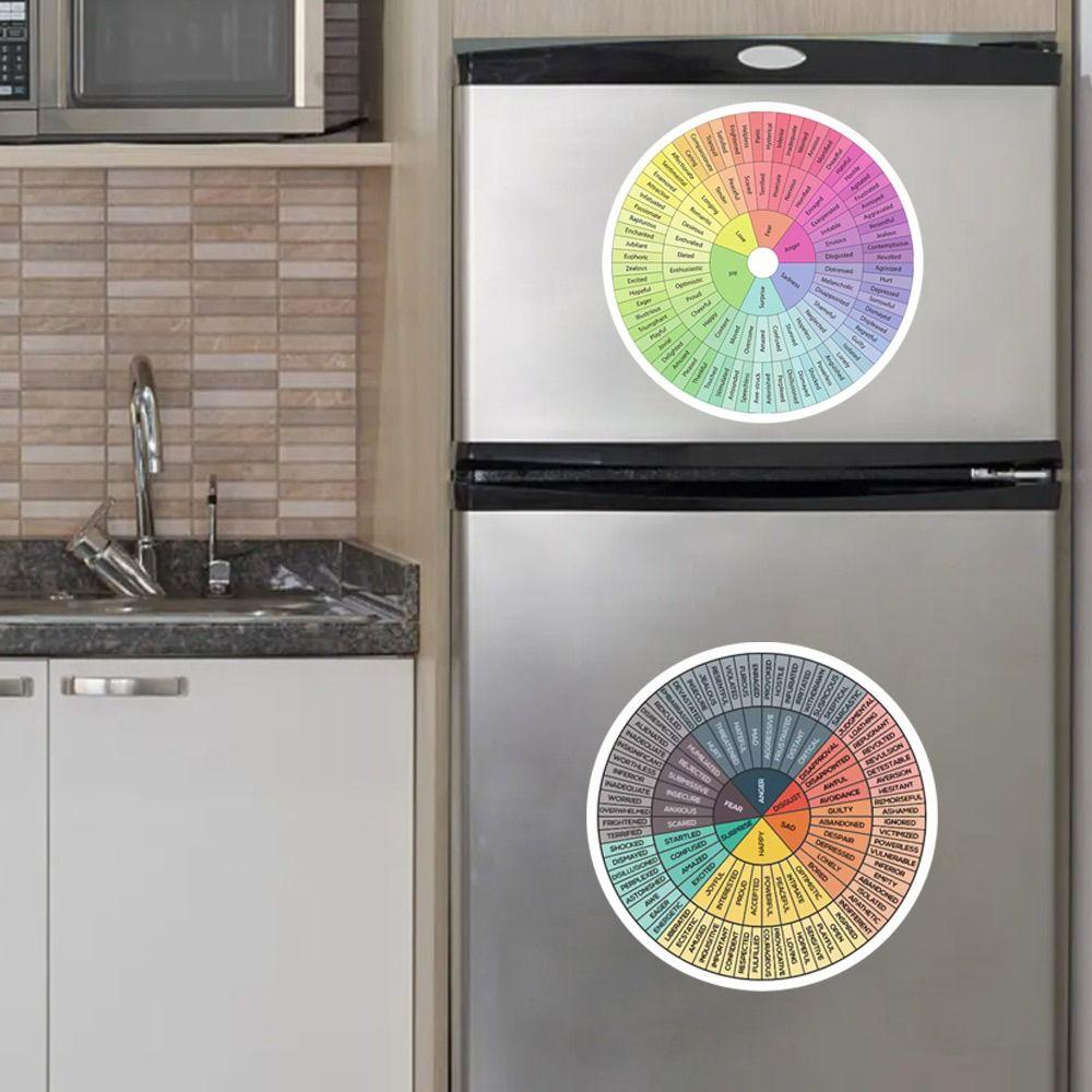 R-flower 10pcs Feelings Wheel Stiker Kualitas Tinggi Koper Laptop Phone Case Decals