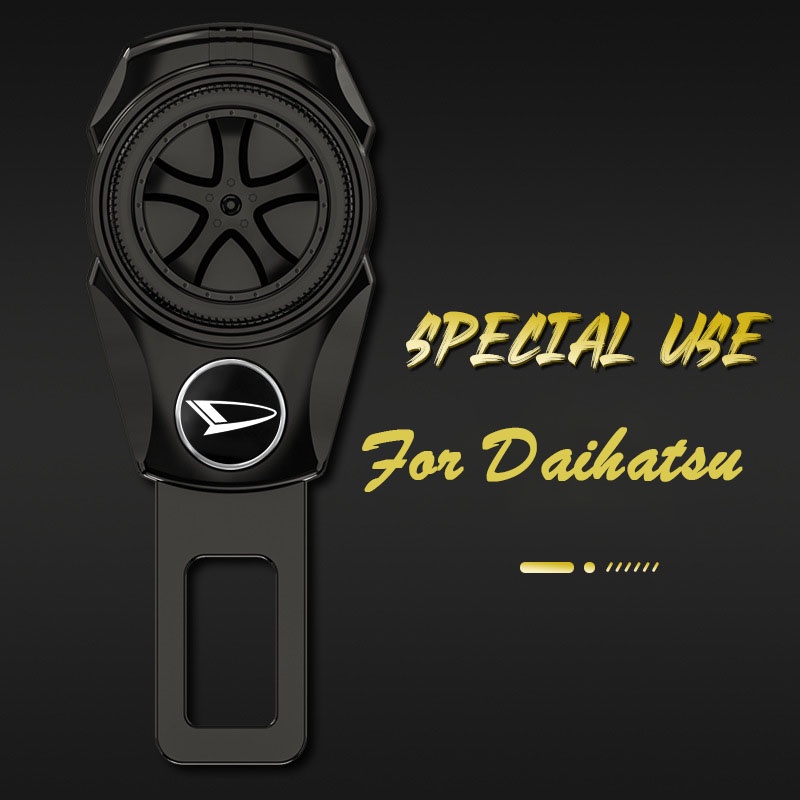Daihatsu Zinc Alloy Seat Belt Muffler Sabuk Pengaman Mobil Extender Untuk Rocky Taruna Ayla Xenia Ceria Berkelas Taft Sigra Aksesoris