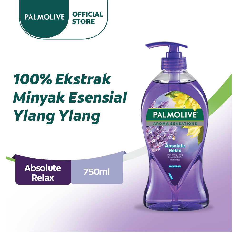 Sabun Mandi Cair Palmolive Aroma Sensations Shower Gel Absolute Relax 750ml