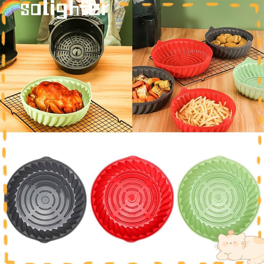 Solighter Panci Silikon Lipat Masak Lembut Reusable Baking Basket