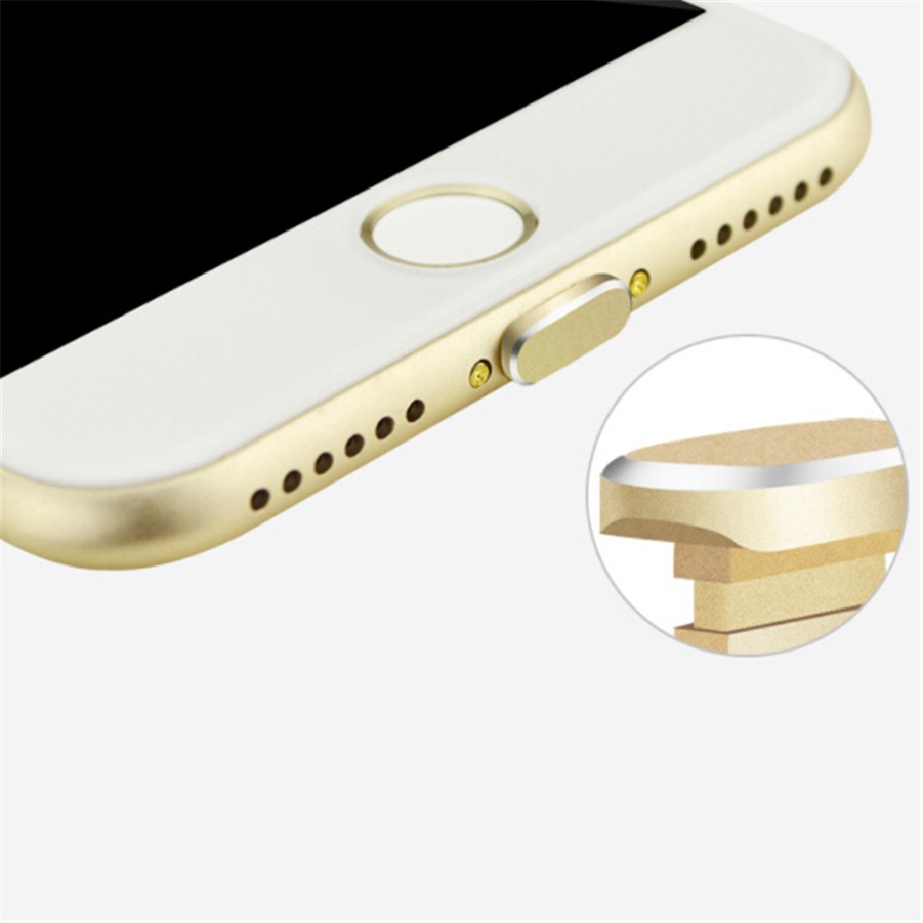 Prt 1set Micro USB Charging Port Earphone Jack Colokan Telepon Ujung Debu Colokan Anti Debu PRT