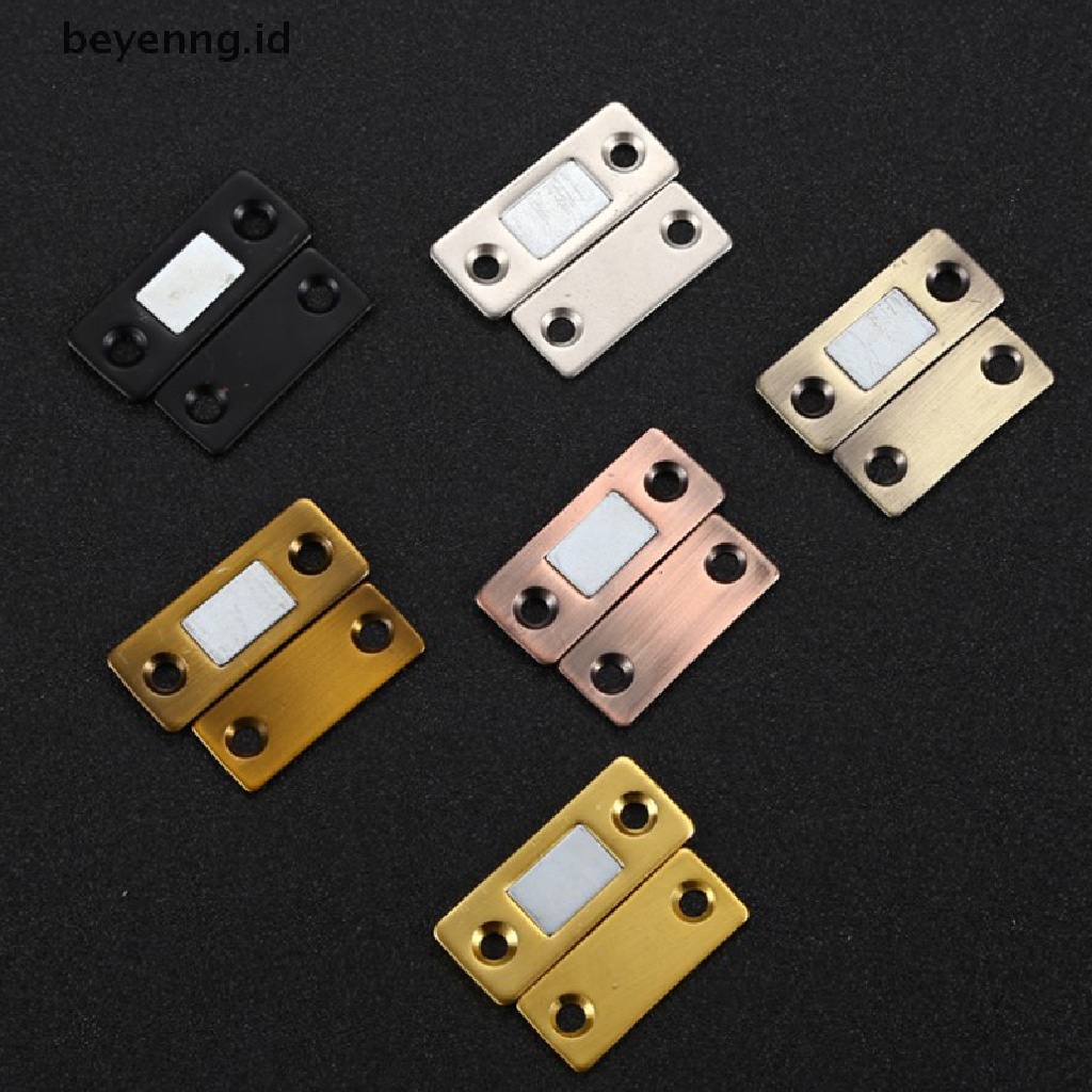 Beyen Pintu Lemari Invisible Bebas Lubang Magnet Suction Thin Sliding Door Suction ID