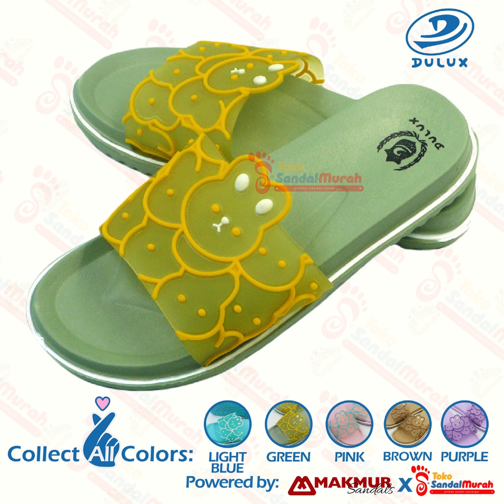 Toko Sendal Murah - Sandal Slop Uk 36 - 40 / Sandal Wanita Dewasa / Sandal Slop Flat Rumahan / Sandal Wanita Terbaru Empuk Ringan [Toko Sendal Murah M 387 B KLC]