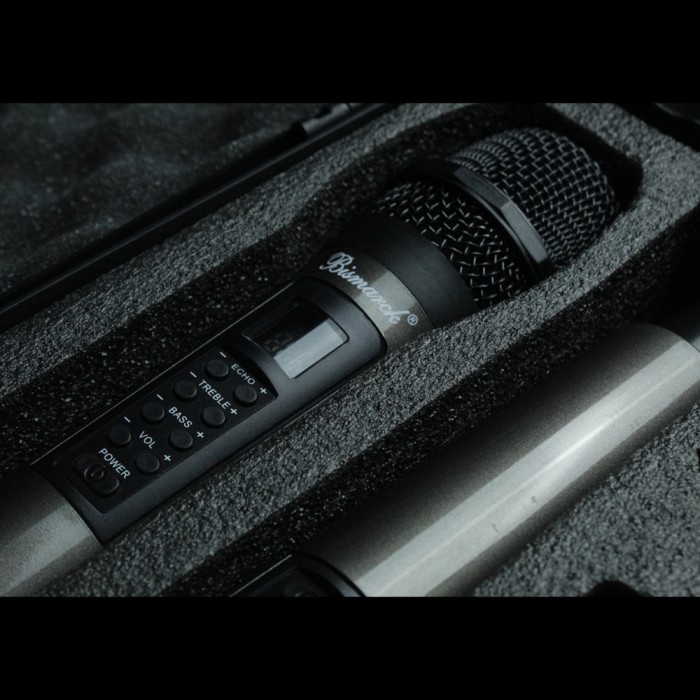 Mic Wireless Bismarck BM989 MK30 handheld microphone handle bm 989