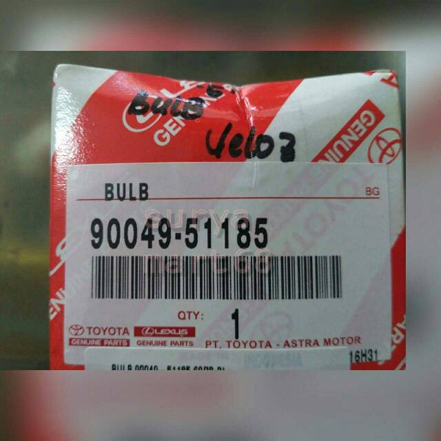 Bohlam H16 fog lamp / lampu kabut bumper Avanza xenia Ayla rush