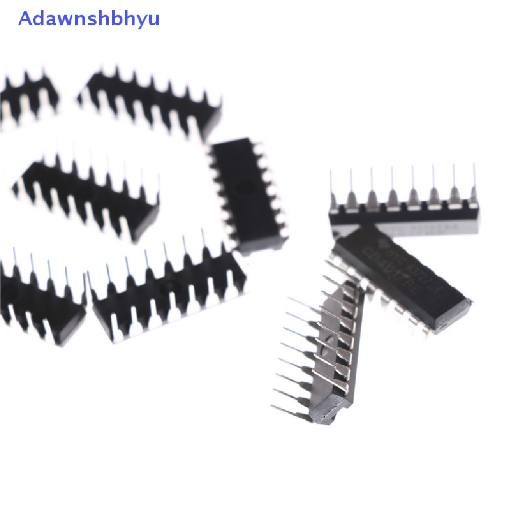 Adhyu 10PCS CD4017BE 4017cd4017de Counter Divider IC ID