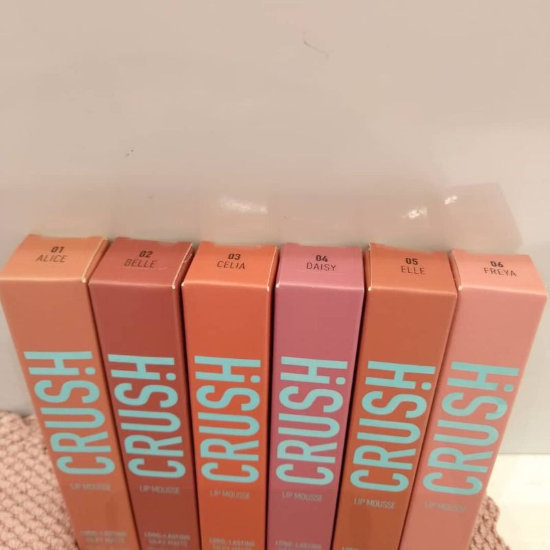 Lip Mousse Long Lasting Crush Miniso Dijamin ORI