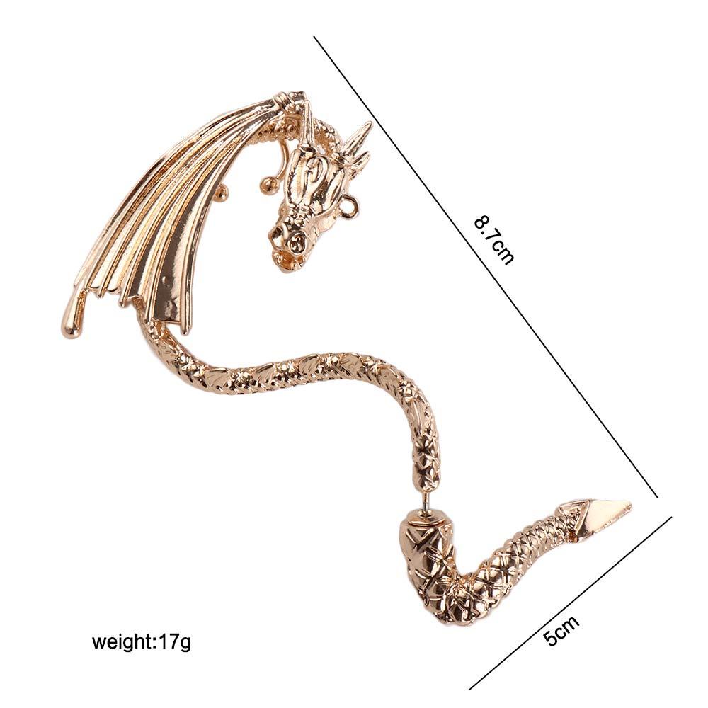 Mxbeauty Wanita Stud Earrings Minoritas Hip Hop Streetwear Ear Hook Pasangan Alloy Fashion Perhiasan Aksesoris