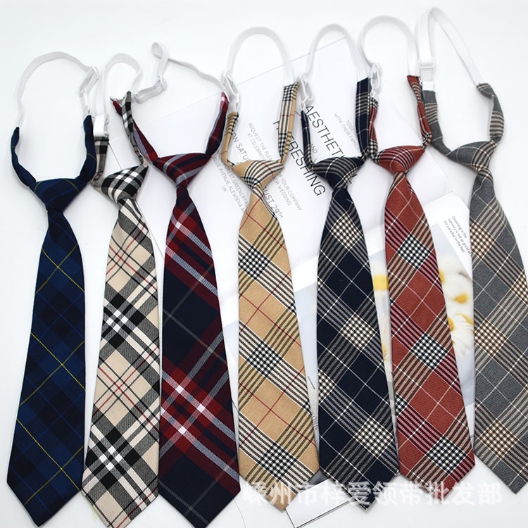 Dasi Sekolah Seragam Seragam Sailor Suit Kelompok Sekolah Plaid JK Dasi   Sampel Kustom Dasi
