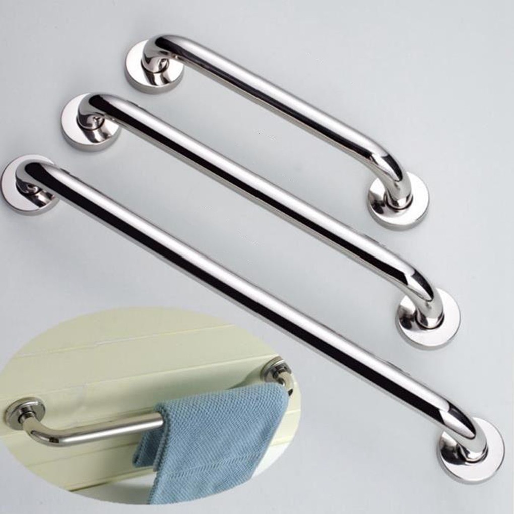 ღ 304 Stainless Steel Kamar Mandi Pegangan Bathtub Shower Anti-Slip Ambil Bar Pegangan Keselamatan Alat Gantung Dinding Kamar Mandi rak Kamar Mandi Aksesoris