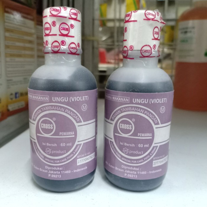 

Cross pewarna makanan Ungu 60ml
