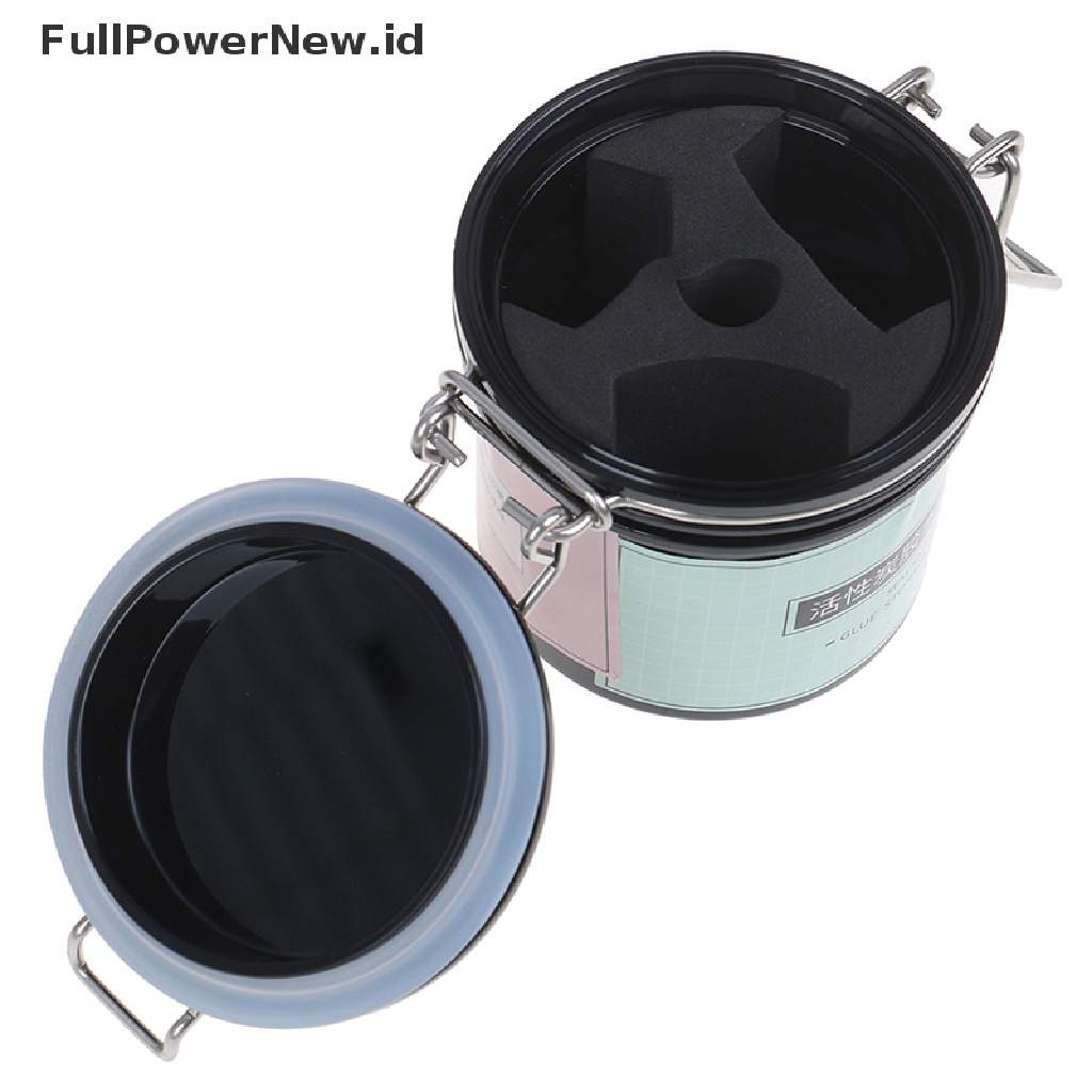 Power Hot Lem Bulu Mata Penyimpanan Perekat Berdiri Wadah Penyimpanan Alat Makeup ID