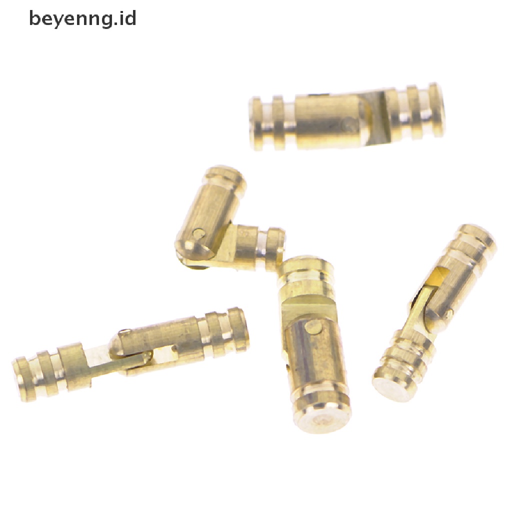 Beyen 10Pcs Kotak Perhiasan Kuningan Tembaga Tersembunyi invisible concealed barrel hinge  Id