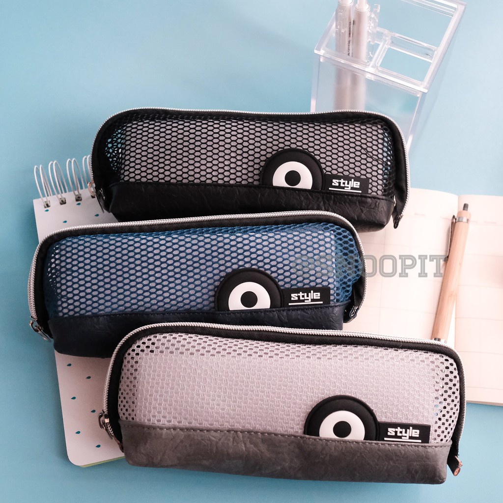 

Pencil case perlengkapan sekolah anak tempat pensil stationery Motif Mata #6532 STYLESHGB