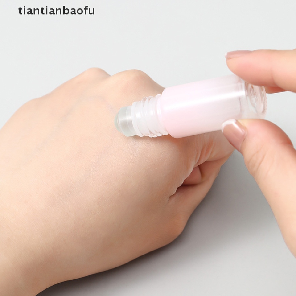 [tiantianbaofu] 5ml/10ml Botol Roller Ball Kosong Pada Cairan Botol Wadah Minyak Butik