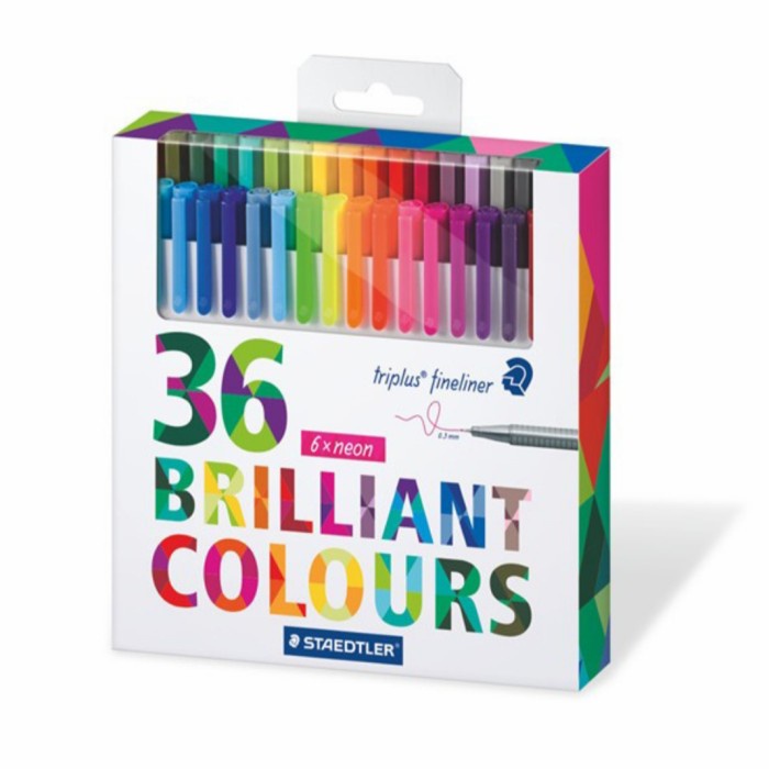

Staedtler Triplus Fineliner 334 C36 - Set Pulpen 36 Warna