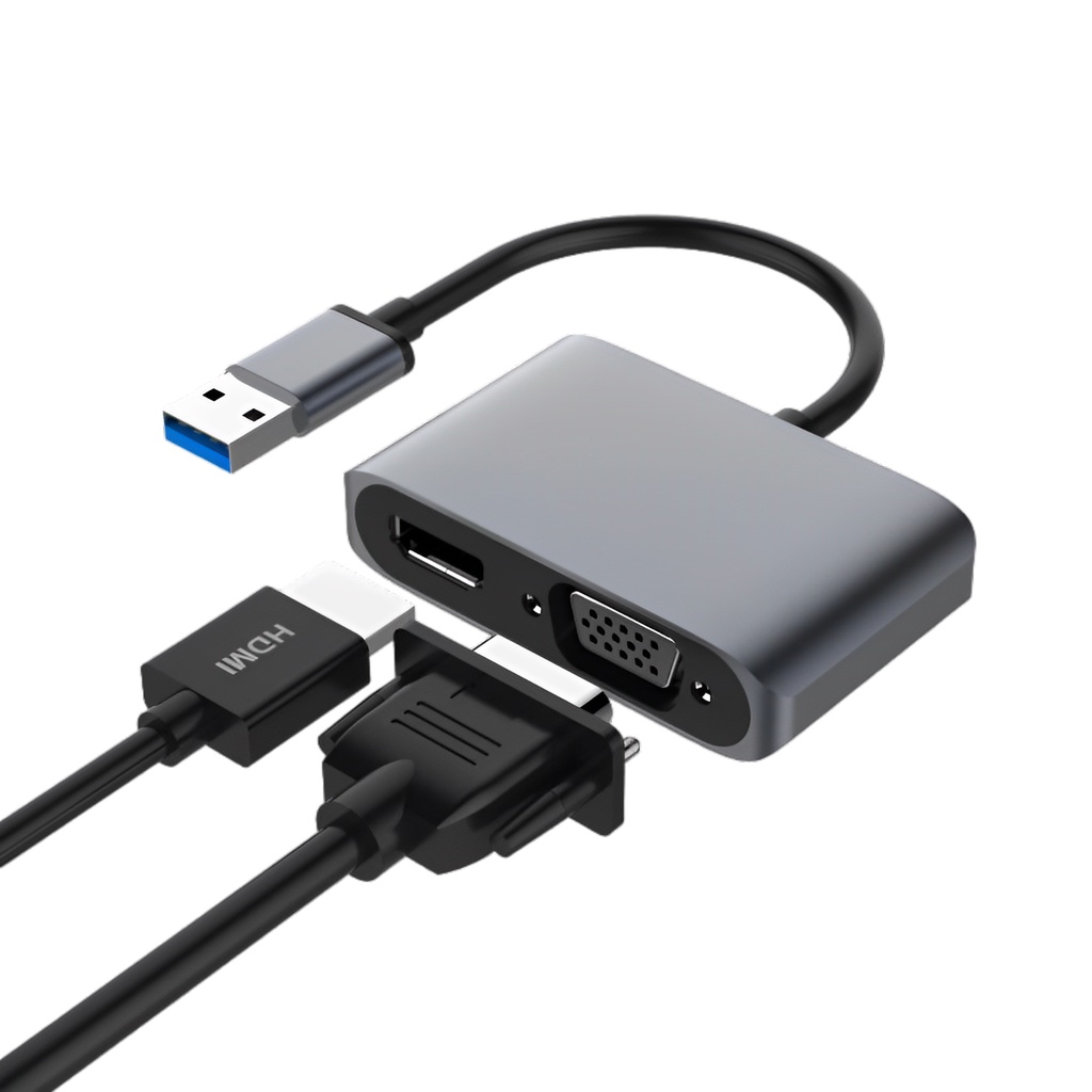 Converter USB 3.0 to HDMI, VGA High Quality