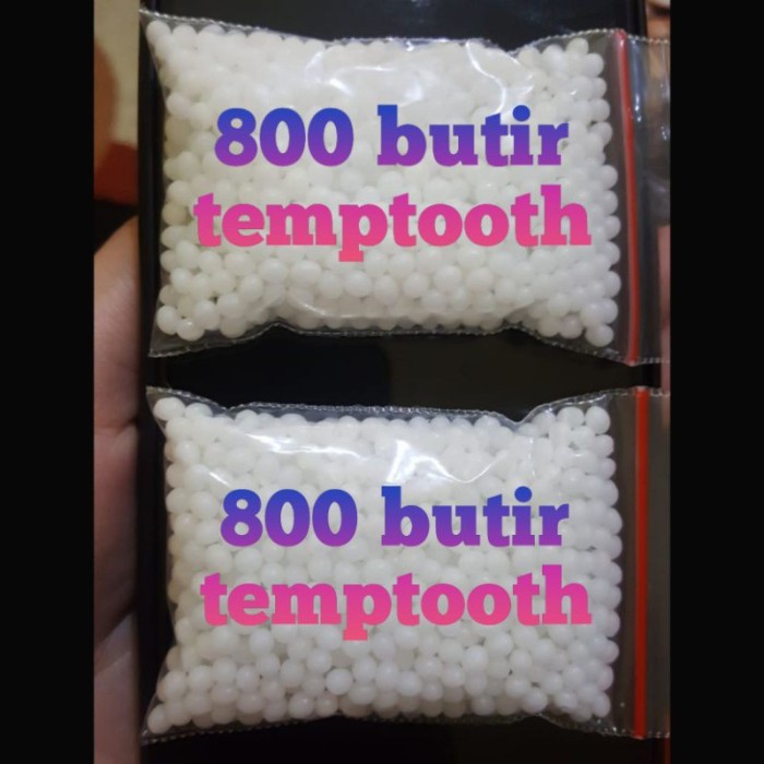 Temptooth Mulut 800 Butir Gigi Temporary / Temporary Tooth DL