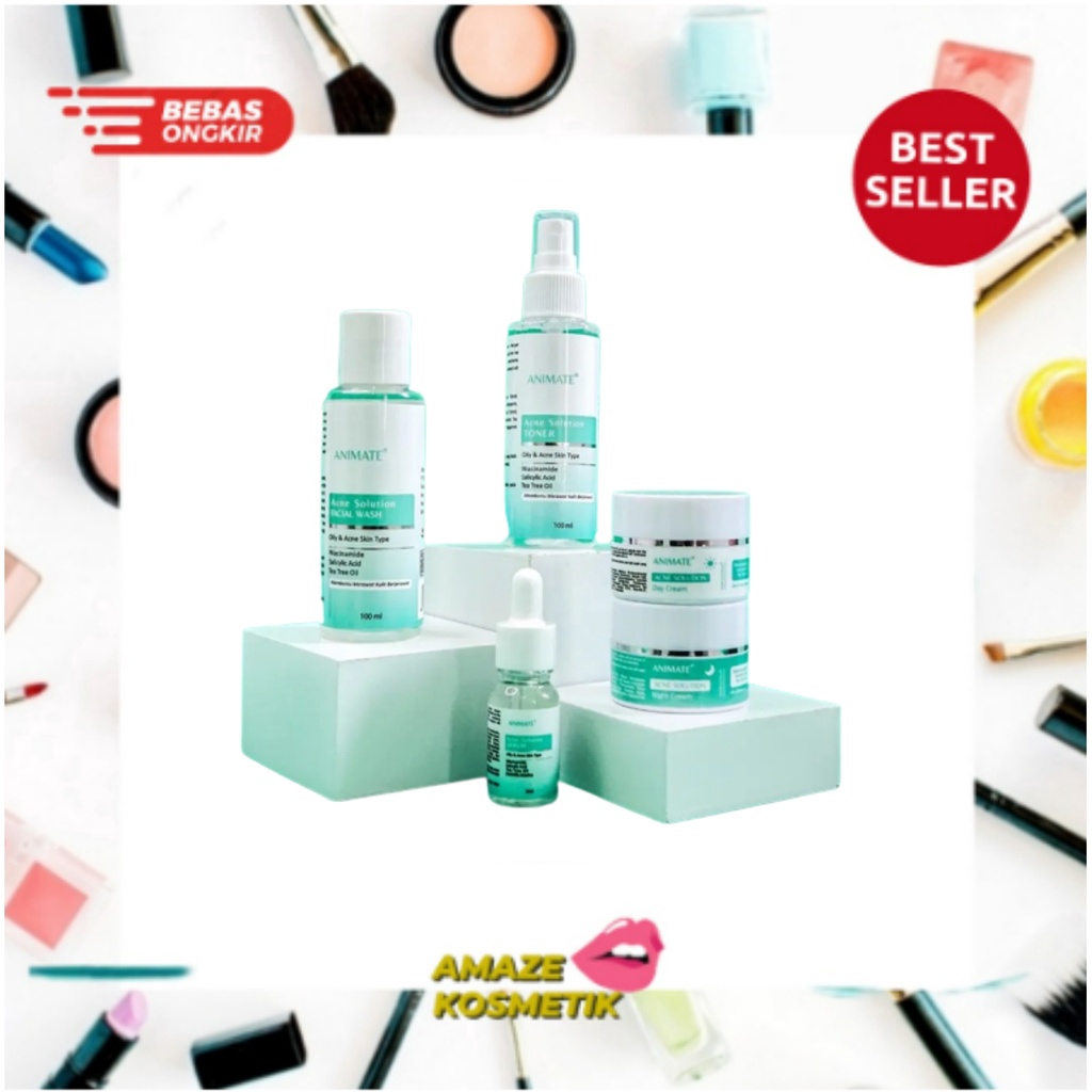 ANIMATE Skincare 5 in 1 - ACNE SOLUTION SERIES - Amaze_Kosmetik