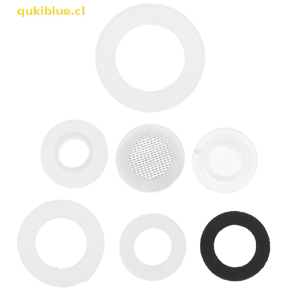 Qukiblue 1per2 &quot;3Per4&quot; 1 &quot;Rubber Ring Silicon PTFE Flat Gasket Sealing Ring Untuk Shower Nozzle cl