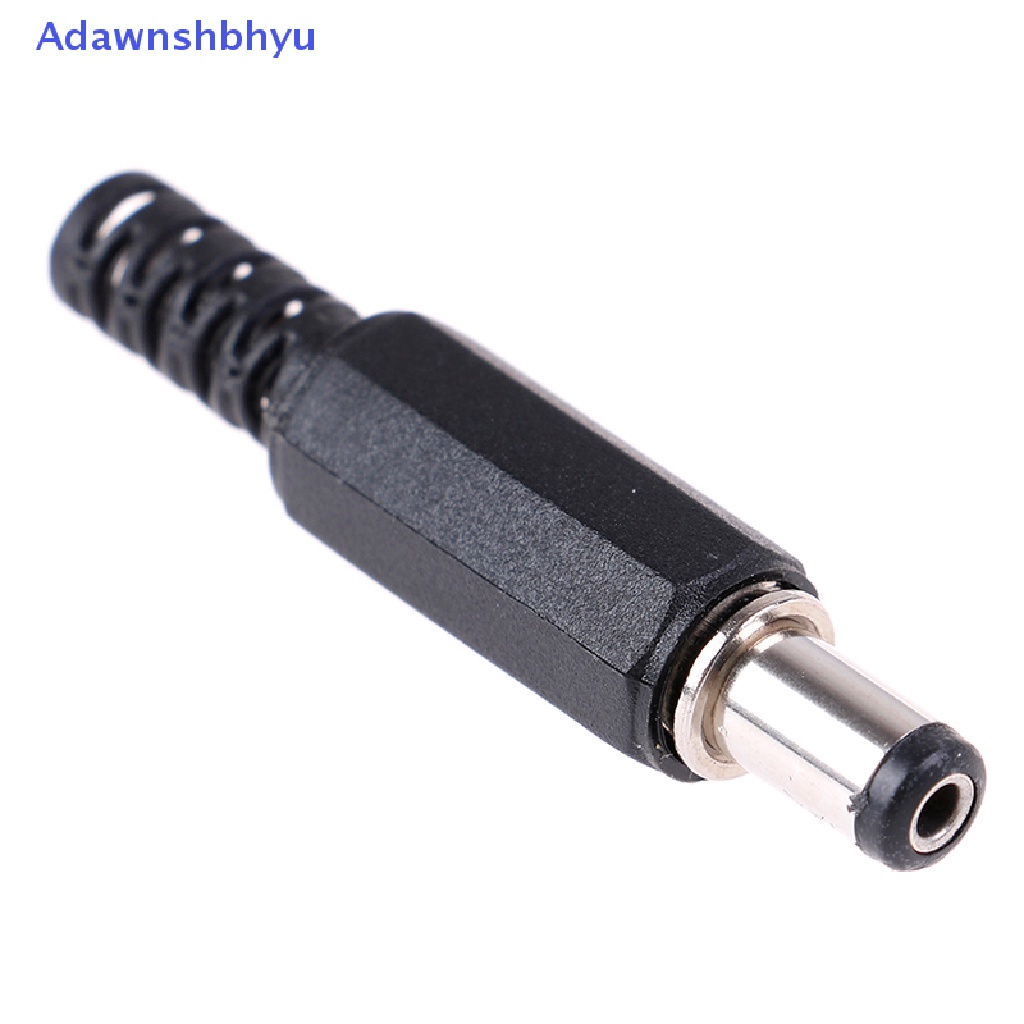 Adhyu Female Plug+Male Plug Jack Socket Adapter Konektor Dudukan Panel Power Supply Dc ID