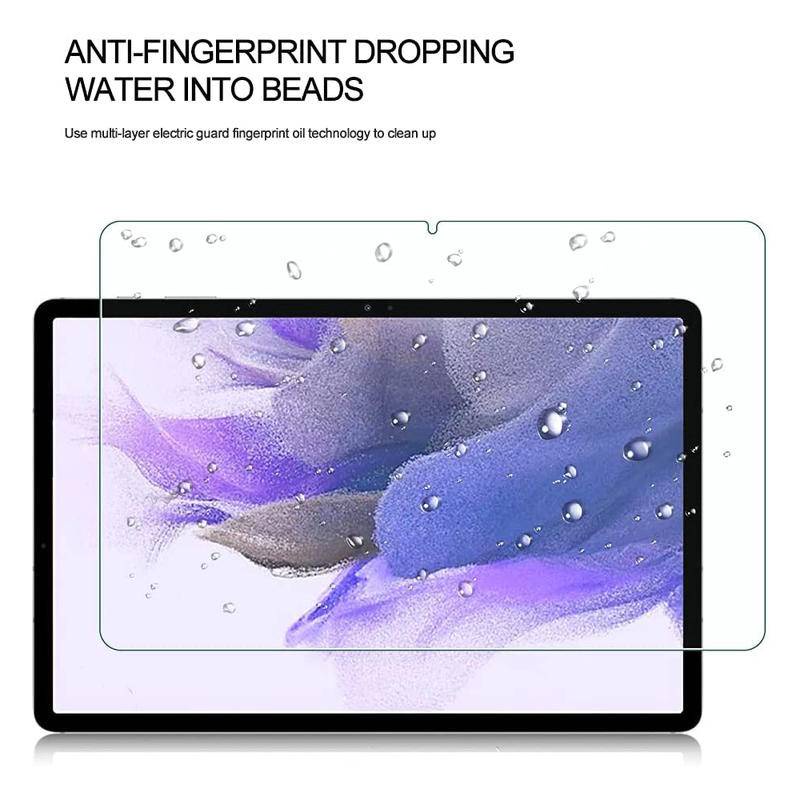 Untuk Samsung Galaxy Tab S8 S7 Plus Ultra S6 A7 Lite A8 S5e X900 X800 Tempered Glass Full Coverage Pelindung Layar Tablet Film Untuk Samsung Tab A 8.0 8.4 10.1 10.5 P350 T350 T590